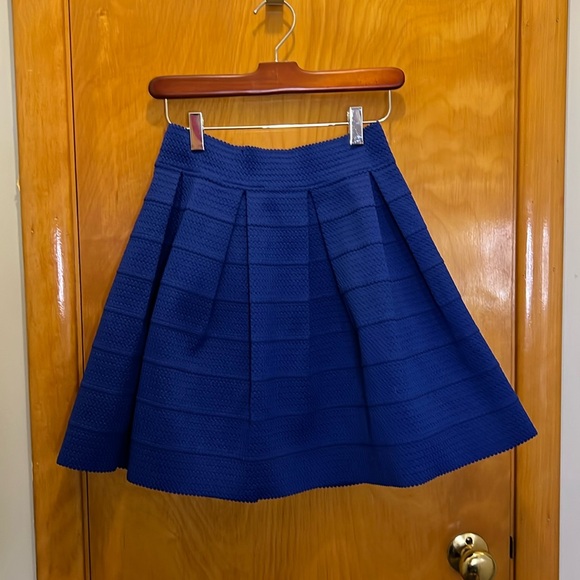 Express Dresses & Skirts - Express Women SP Cobalt Blue Texture Flounce Skirt  NWT